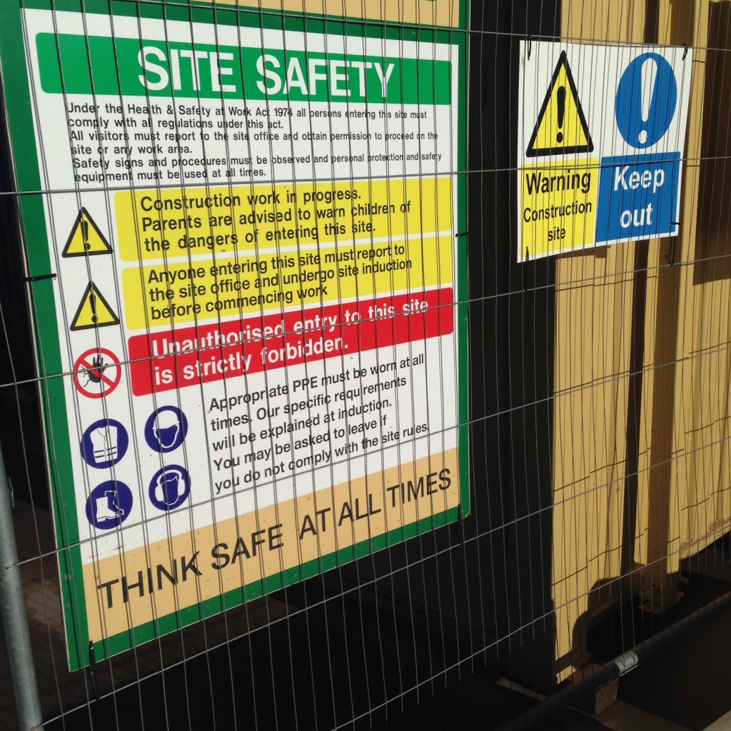 Construction Site Safety Sign